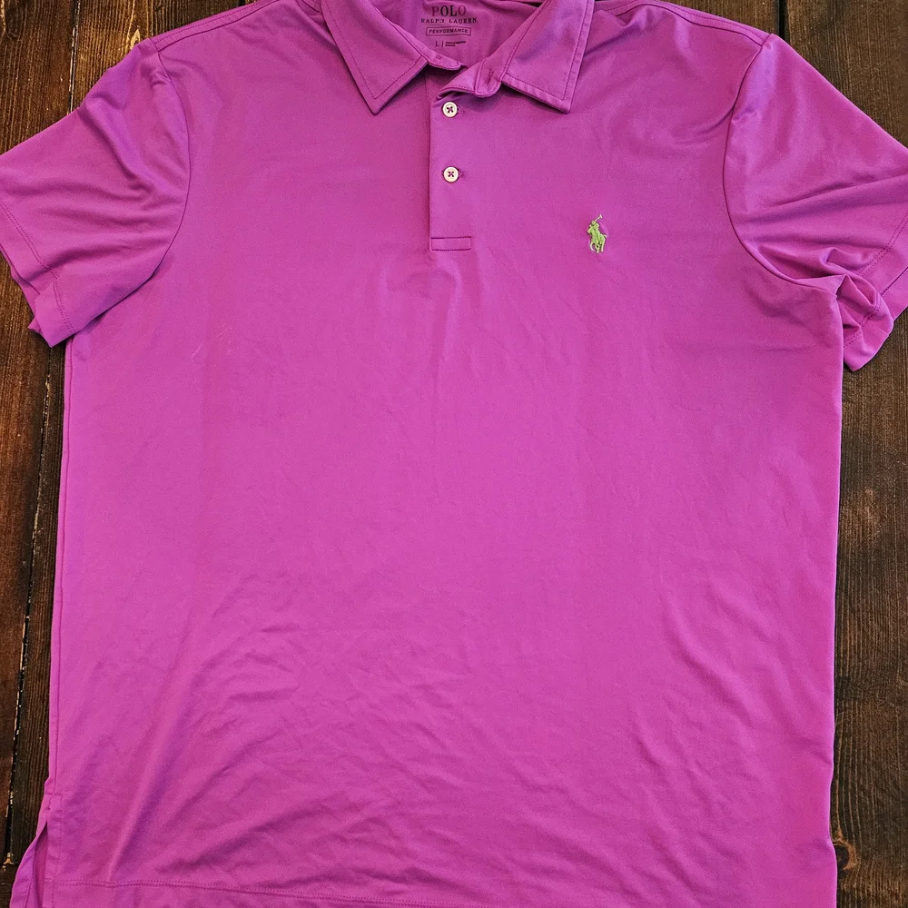 Polo by Ralph Lauren Men's Pink Polo Shirt - Picture 1 of 2